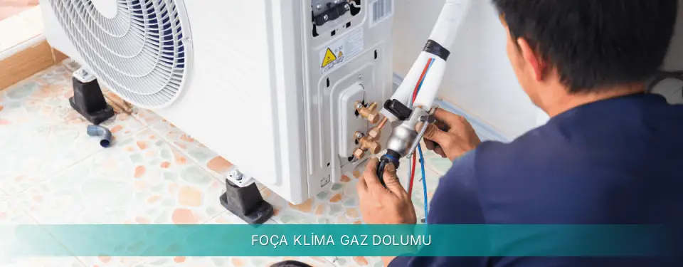 Foça İlçemi Siemens Klima Gaz Dolumu